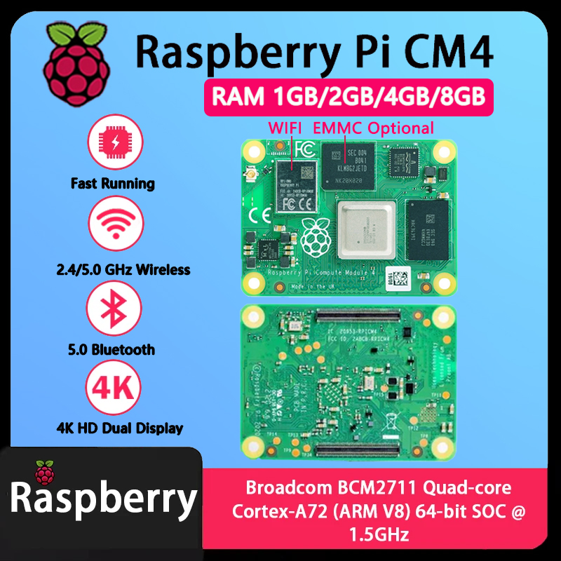 Raspberry Pi CM4 1GB/2GB/4GB/8 - Raspberry Pi Compute Module 4 8Gb 32Gb recensione e prezzo